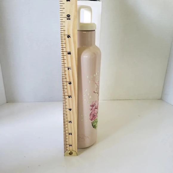 Lenox Butterfly Meadow Pink New in box 18oz Insulated Water Bottle. - Picture 10 of 10